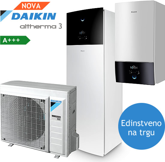 Nova toplotna črpalka daikin altherma 3
