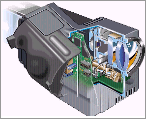 Prerez, sestava termokamere